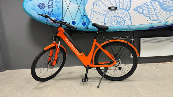 Azraa Mountain Electric Bike | Fluorescent Orange Electric Bicycle | 36V 12AH Battery Ebike(Second Hand)
