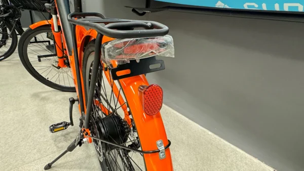 Azraa Mountain Electric Bike | Fluorescent Orange Electric Bicycle | 36V 12AH Battery Ebike(Second Hand) - Image 3