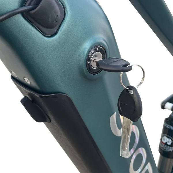 Azraa Electric Bike | Motor Mid-Drive Strong Powerful Motor Ebike | Dark Green Alpha Electric Bicycle | Built-in 36V 12AH Battery in UK Stock - Image 5