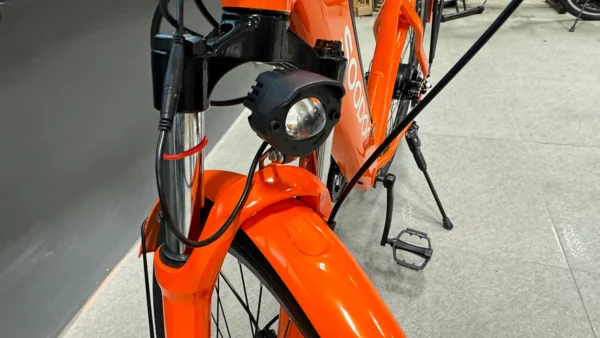 Azraa Mountain Electric Bike | Fluorescent Orange Electric Bicycle | 36V 12AH Battery Ebike(Second Hand) - Image 6