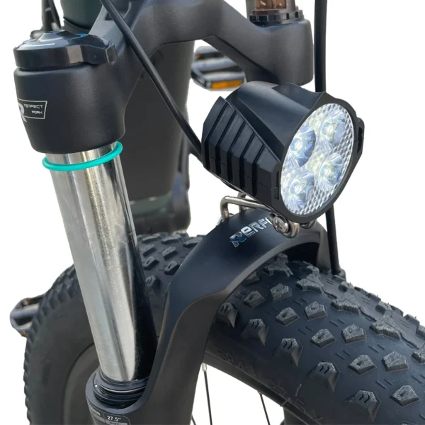 Azraa Electric Bike | Motor Mid-Drive Strong Powerful Motor Ebike | Dark Green Alpha Electric Bicycle | Built-in 36V 12AH Battery in UK Stock - Image 7