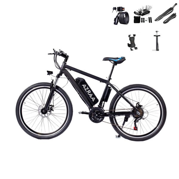 AZRAA Ridge Cruiser 24"x3.5" Comfort Electric Bike – 48V 10Ah Battery, 500W Motor, Throttle-On-Demand, Step-Through Frame - Image 3