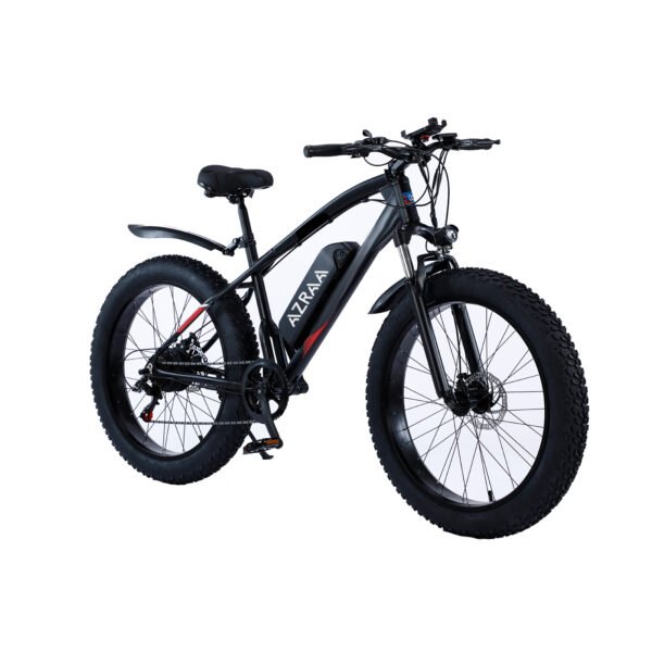AZRAA Trailblazer 27.5"x3.8" Hybrid Snow/City E-Bike – 48V 12.5Ah Battery, 750W Motor, Belt Drive, Hidden Battery Design, Commuter & Off-Road Ready