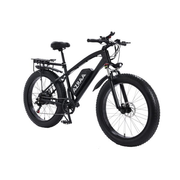 AZRAA Frost Cruiser 24"x4.5" Vintage Snow E-Bike – 48V 10Ah Battery, 500W Motor, Throttle-On-Demand, Retro Styling with Modern Tech - Image 8