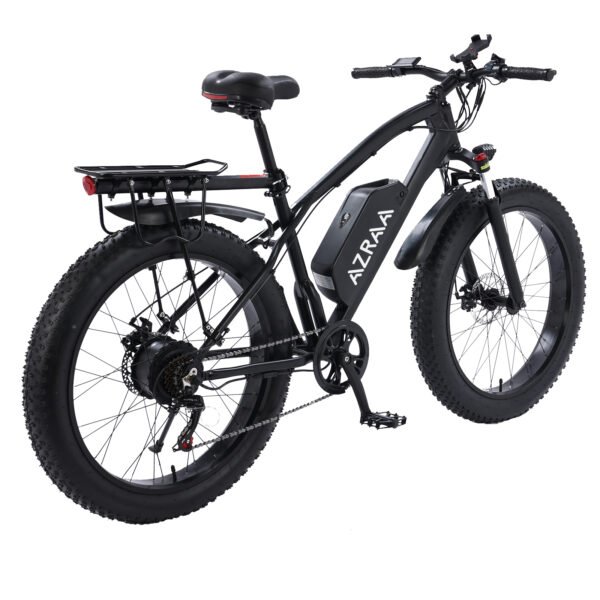 AZRAA Frost Cruiser 24"x4.5" Vintage Snow E-Bike – 48V 10Ah Battery, 500W Motor, Throttle-On-Demand, Retro Styling with Modern Tech - Image 9